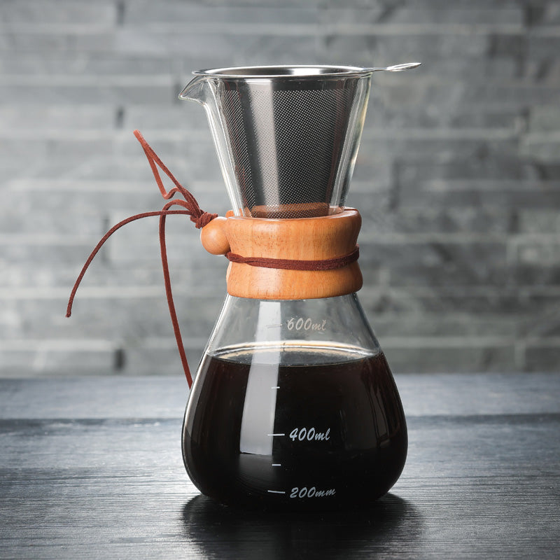 Pour Over Kit with Eco-friendly Metal Filter