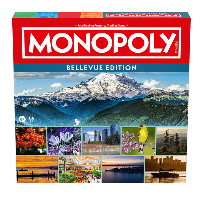 Monopoly Board Game Bellevue Edition. Bellden is on it!!!