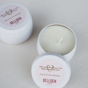 Bellden Charity  Candles in Metal Tin Jars