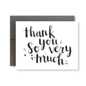 Thank You So Very Much