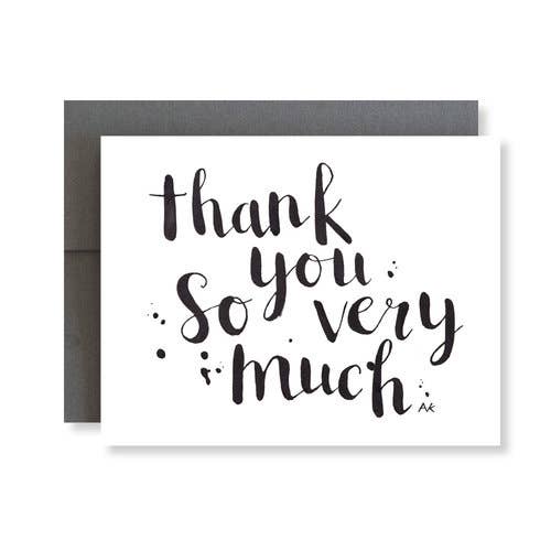 Thank You So Very Much