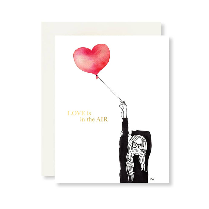 Love in the Air w/ Gold Foil